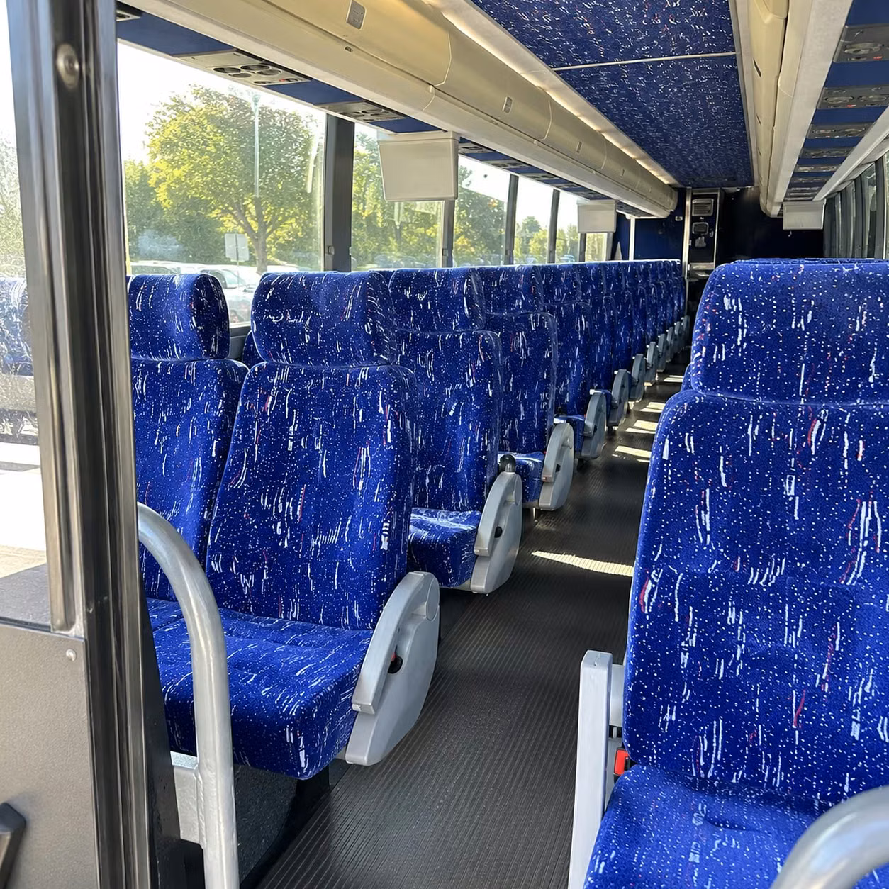 chino charter bus interior